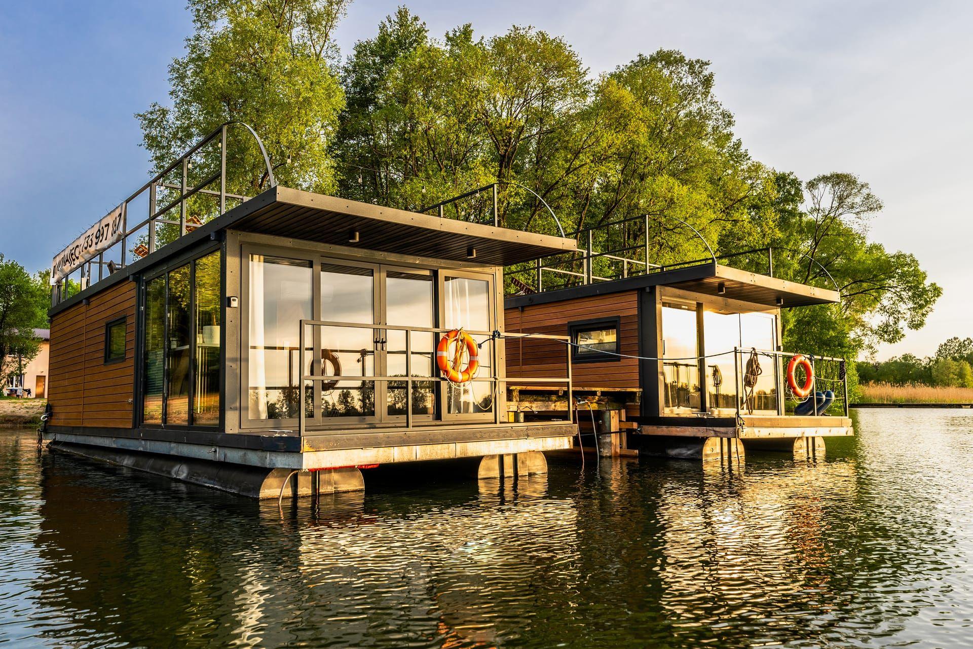 Domki na wodzie - Domek lewy (z sauną) 13